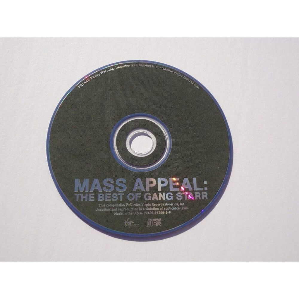 Gang Starr – Mass Appeal: The Best Of CD 2006 Hip Hop Virgin US